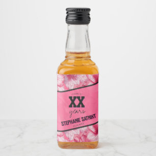 Amaryllis Inspired 5Th Birthday Gift For Girlfrien Liquor Bottle Label