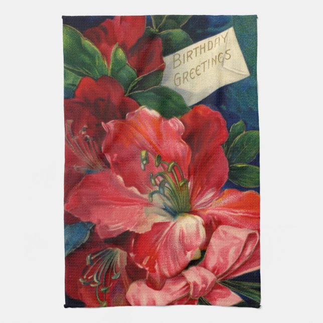 Amaryllis Kitchen Towel (Vertical)