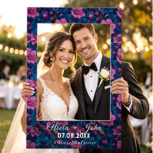 Amaryllis Petal Wedding Selfie Frame Classy
