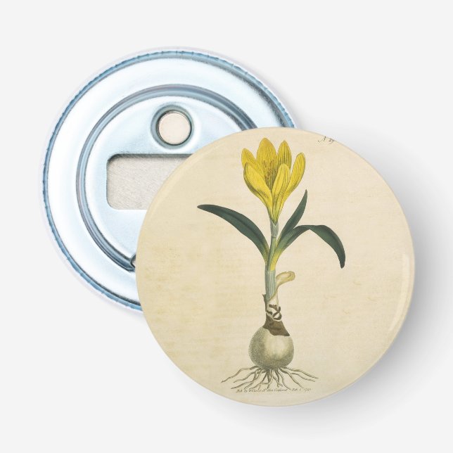 Amaryllis Tulip Botanical Garden Flower Bottle Opener (Front)