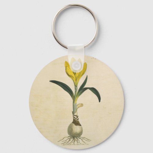 Amaryllis Tulip Botanical Garden Flower Keychain