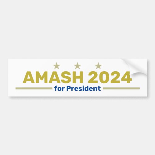Amash 2024 bumper sticker