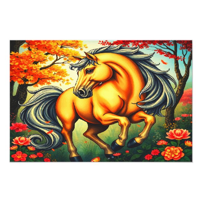 AMASING HORSE PHOTO PRINT (Front)