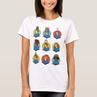 Amasong funnies girly shaped tee