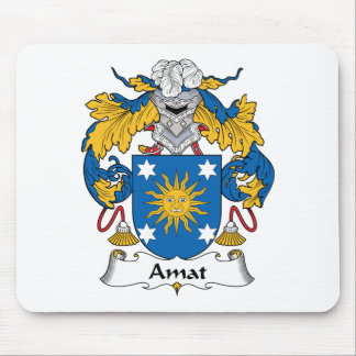 Amat Family Crest Mouse Pad