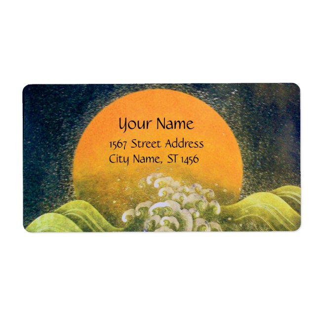 AMATERASU , SUN GODDESS  Bright Yellow Green Label (Front)