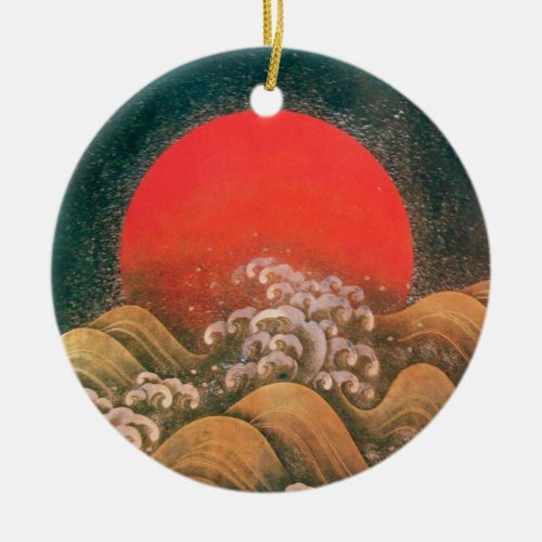 AMATERASU  SUN GODDESS CERAMIC ORNAMENT