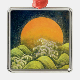 AMATERASU , SUN GODDESS METAL ORNAMENT