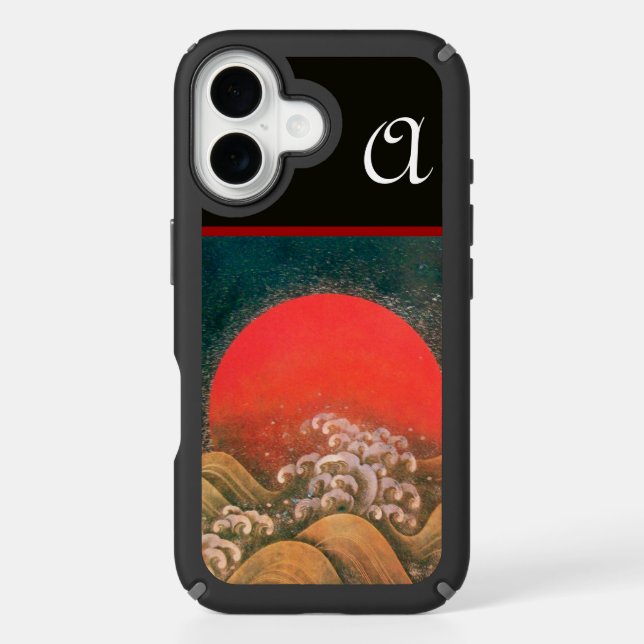 AMATERASU, SUN GODDESS MONOGRAM iPhone CASE (Front)