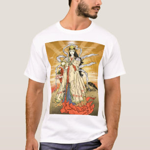 Amaterasu Sun Goddess Poster - Japanese Mythology T-Shirt