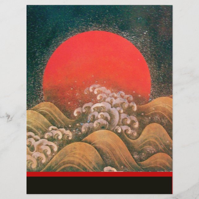 AMATERASU , SUN GODDESS ,red black brown (Front)