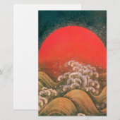 AMATERASU , SUN GODDESS ,red black brown (Front/Back)