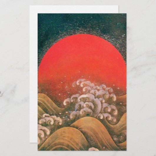 AMATERASU , SUN GODDESS ,red black brown (Front/Back)