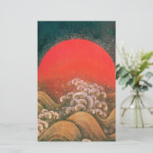 AMATERASU , SUN GODDESS ,red black brown (Standing Front)