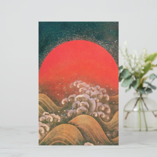 AMATERASU , SUN GODDESS ,red black brown (Standing Front)