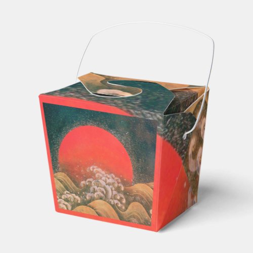 AMATERASU SUN GODDESS Red Black Brown Favor Boxes