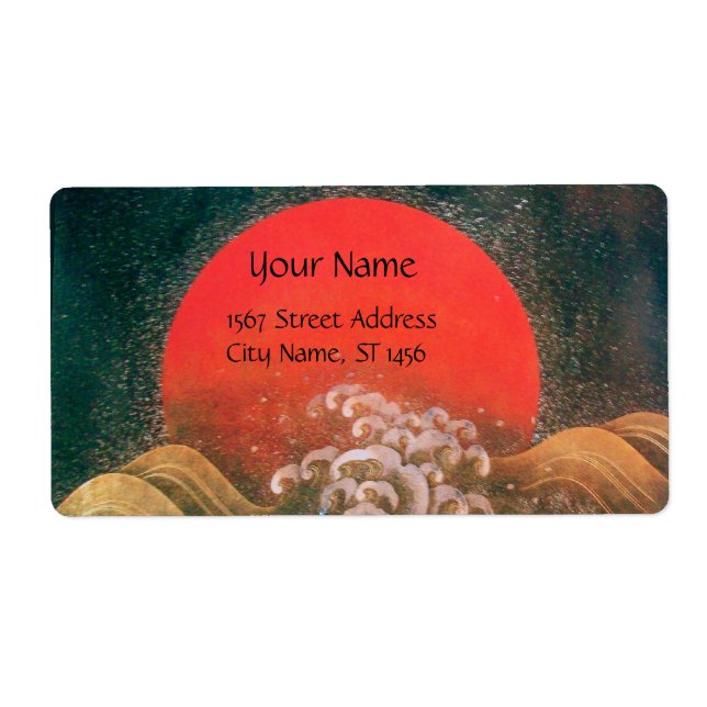 AMATERASU , SUN GODDESS Red Brown Label (Front)