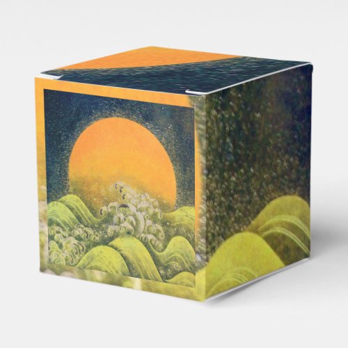 AMATERASU SUN GODDESS Yellow Black Green Favor Boxes