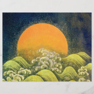 AMATERASU , SUN GODDESS , yellow green black