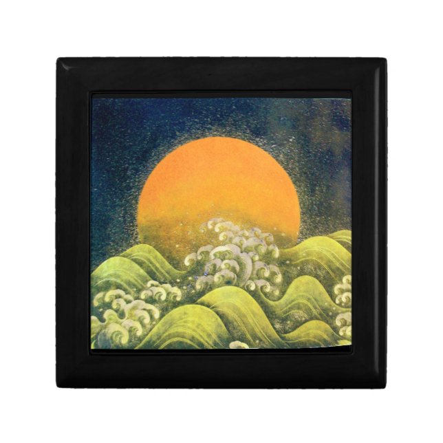 AMATERASU , SUN GODDESS ,yellow green black Gift Box (Front)
