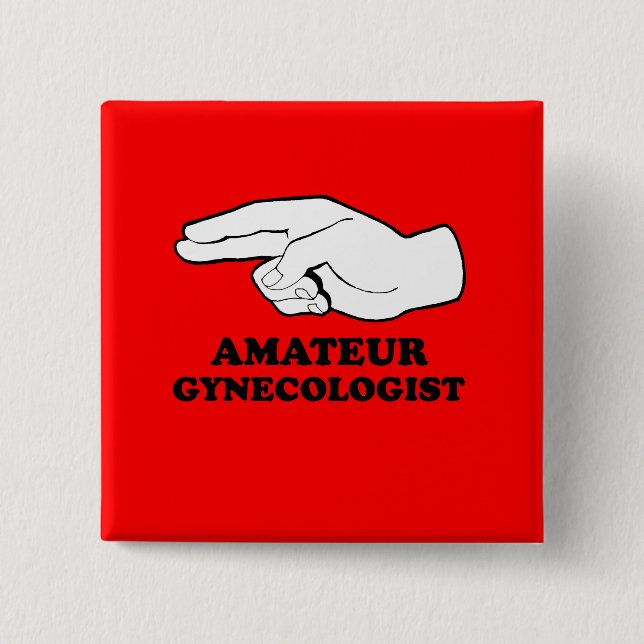 Amateur Gyno Button (Front)