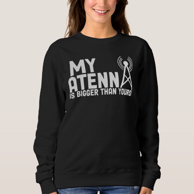 Amateur Ham Radio Morse Code Learn Sweatshirt (Front)