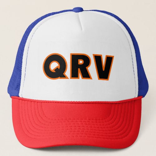 Amateur Ham Radio QRV Trucker Hat