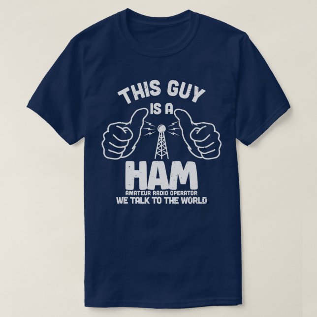 Amateur Ham Radio T-shirt (Design Front)