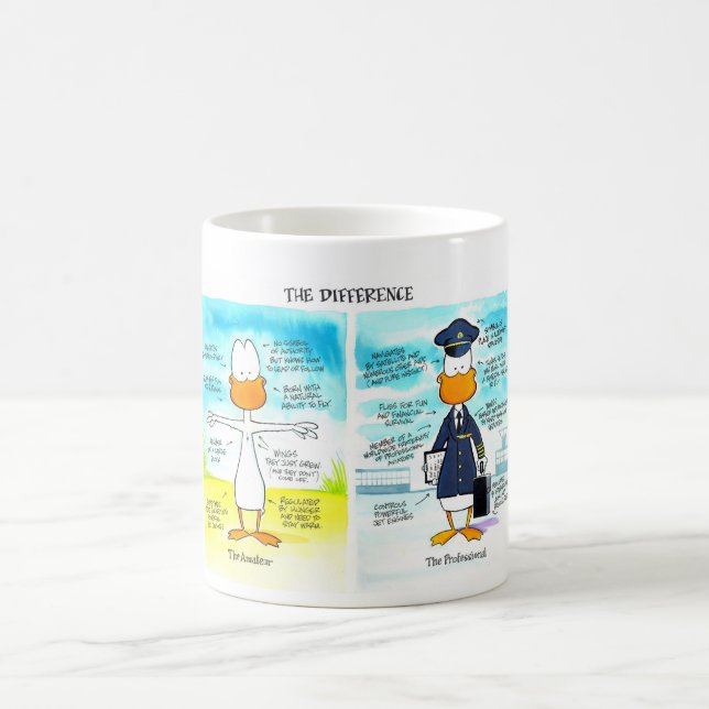 Amateur Pilot Humor Mug (Center)