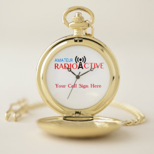  Amateur Radio Active   Pocket Watch