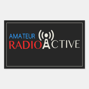 Amateur Radio Active Rectangular Sticker