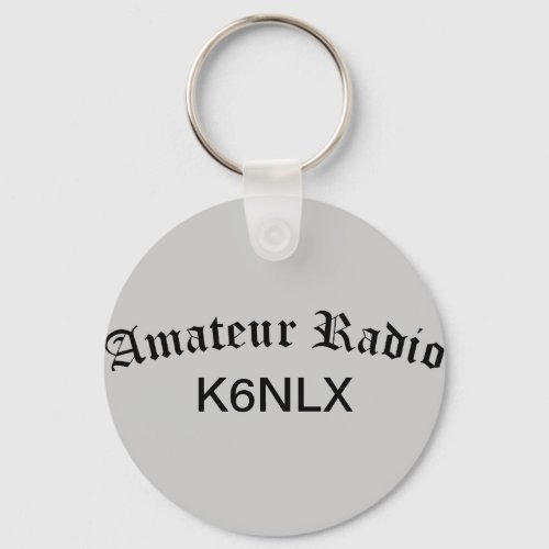 Amateur Radio and Call Sign Keychain