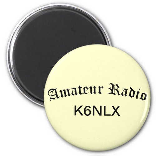 Amateur Radio and Call Sign Magnet