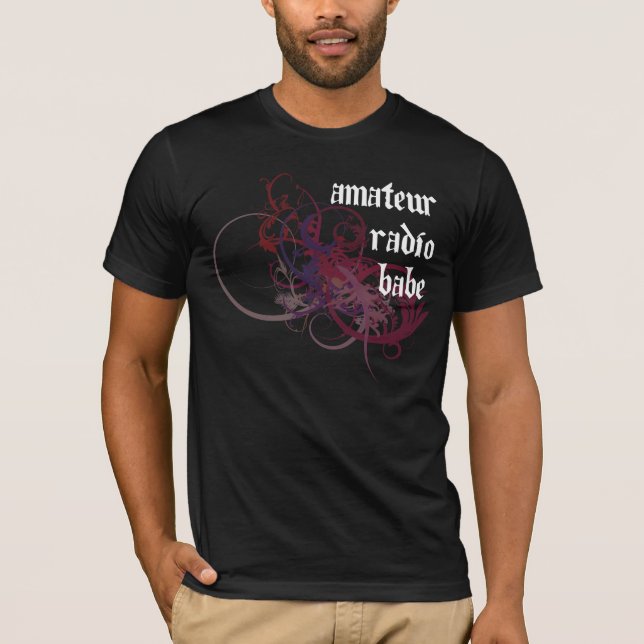 Amateur Radio Babe T-Shirt (Front)