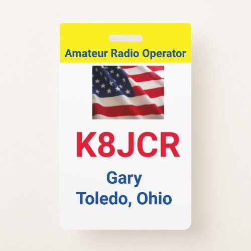 Amateur Radio Badge 