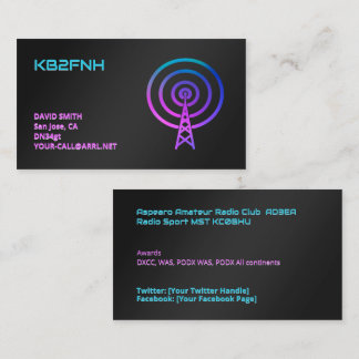 Amateur Radio Business Card