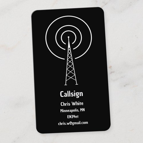 Amateur Radio Business Card