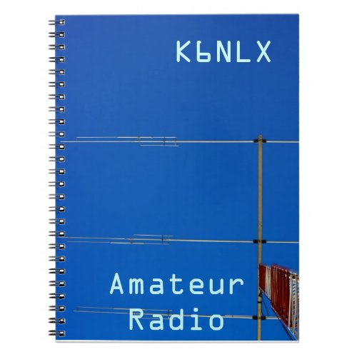 Amateur Radio Call Sign  Beam 3 Notebook