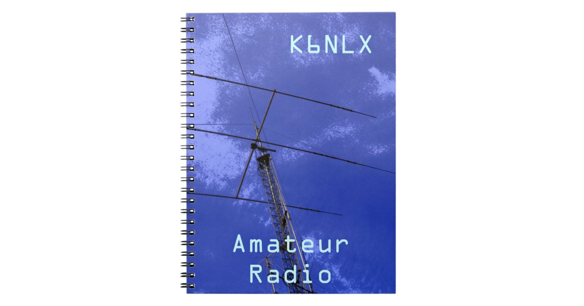 Amateur Radio Call Sign Notebook Zazzle