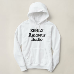 Amateur Radio Call Sign Pullover Sweatshirt
