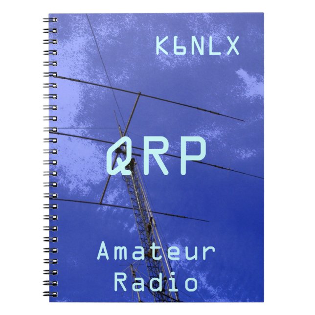 Amateur Radio Call Sign QRP Notebook (Front)