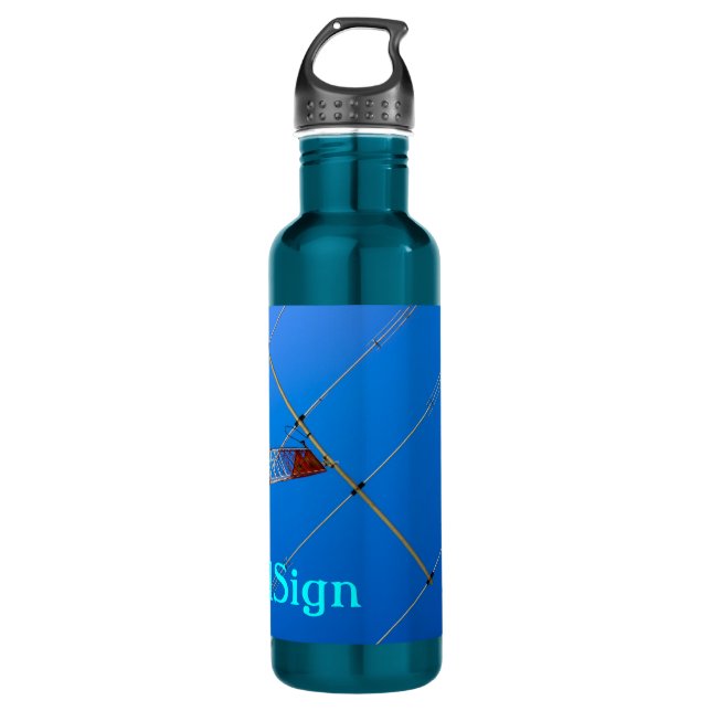 Amateur Radio Callsign Water Bottle (Front)