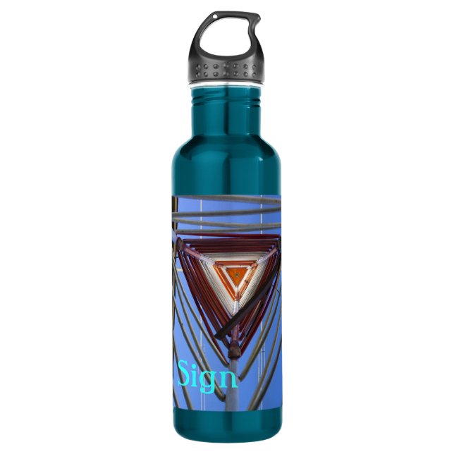 Amateur Radio Callsign Water Bottle (Front)