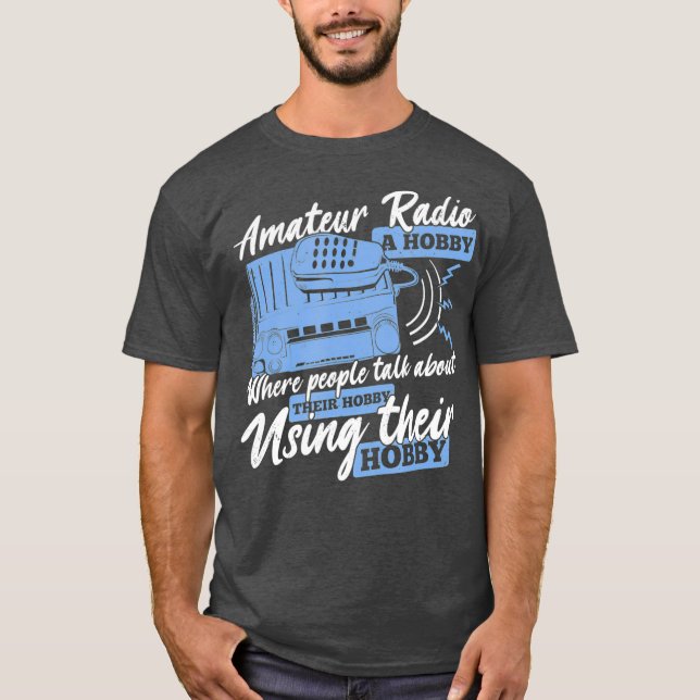 Amateur Radio Design for a Ham Radio Operator T-Shirt (Front)