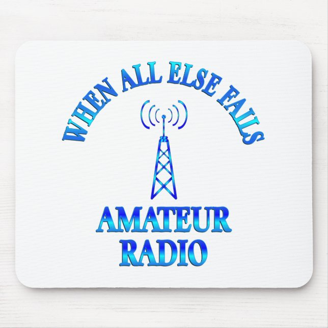 Amateur Radio Helps Mouse Pad (Front)