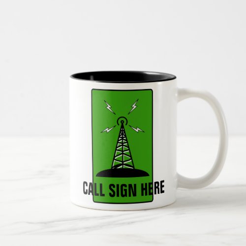 Amateur Radio Personalized Ham Call Sign Mug