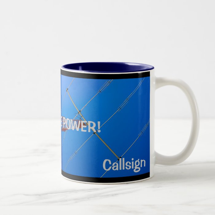 Amateur Radio QRO and Callsign Mug 2