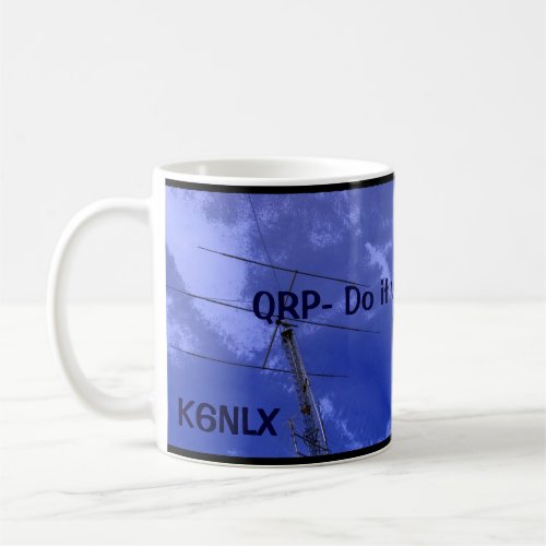 Amateur Radio QRP and Callsign Mug 3