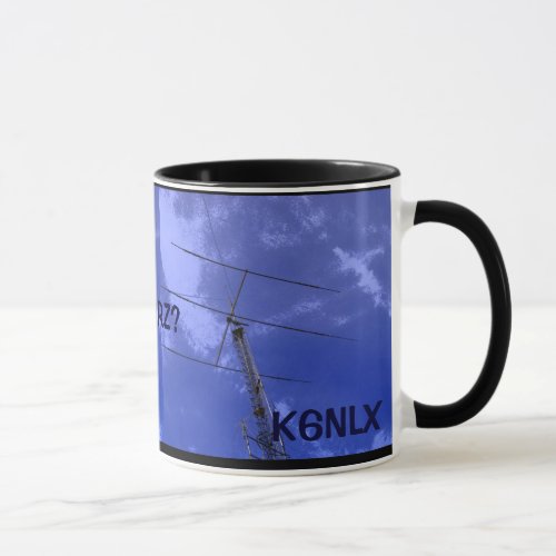 Amateur Radio QRZ and Callsign Mug