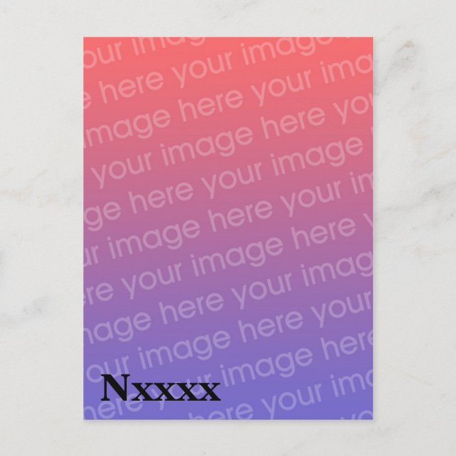 Amateur Radio QSL Card Template (Front)